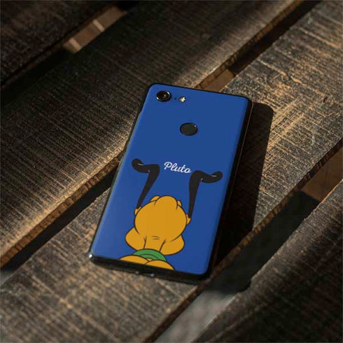 Disney Friends Pluto Backwards Google Pixel 3 XL Skin